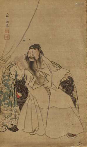 ‘GUAN YU READING THE SPRING AND AUTUMN ANNALS’, MING DYNASTY