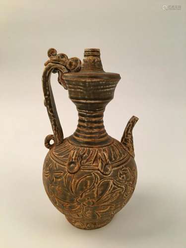 Chinese Yue Kiln Wine Flagon