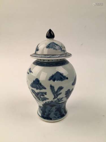 Chinese Blue and White Porcelain Jar