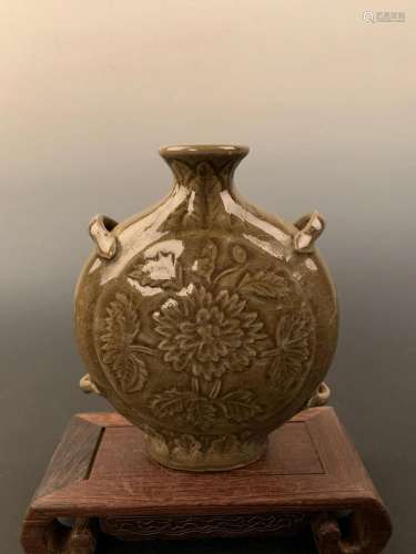 Chinese Yaozhou Kiln Flower Vase