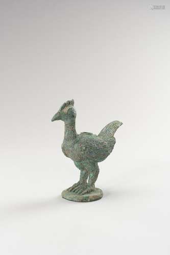 A RARE DONG SON ‘HAMSA BIRD’ BRONZE