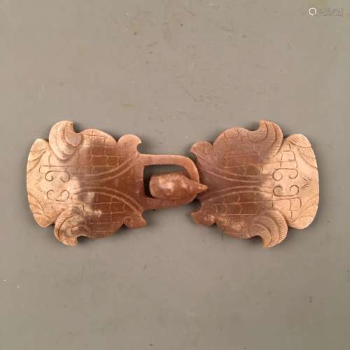 Chinese Archaic Jade Belt Buckle