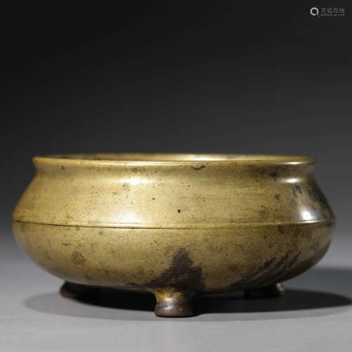 Bronze Tripod Censer