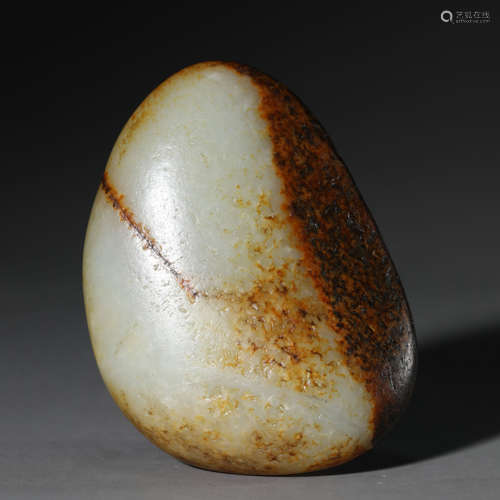 Carved Russet Jade Ornament