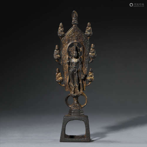 Gilt Bronze Figure of Avalokitesvara