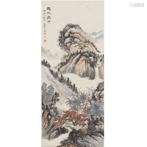 吴湖帆 山水（三十） 纸本立轴