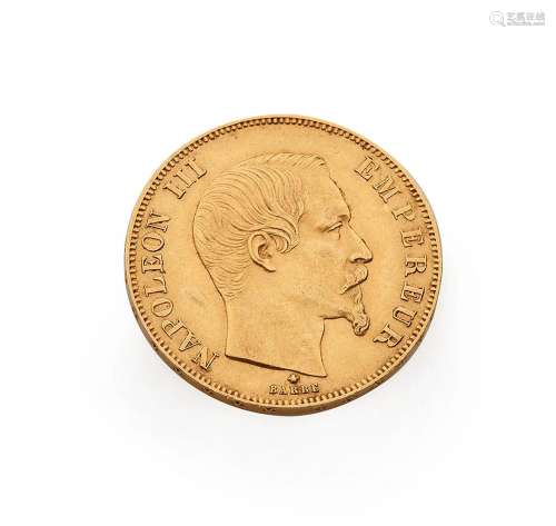 Pièce de 50 Francs or 1859
