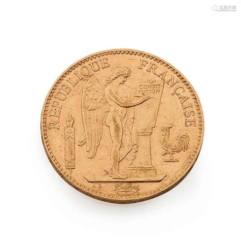 Pièce de 100 Francs or 1900