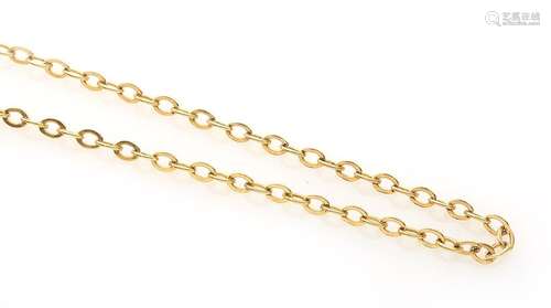 Chaine en or jaune 18k (750/°°) maille jaseron