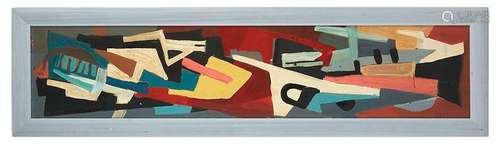 Jan DARNA (1901-1974) Composition abstraite Huile sur isorel...