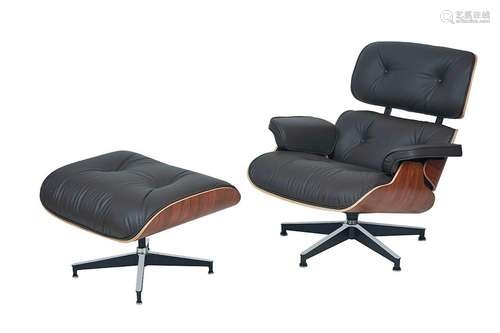 Charles & Ray EAMES (XX-XXI) Lounge Chair & son otto...