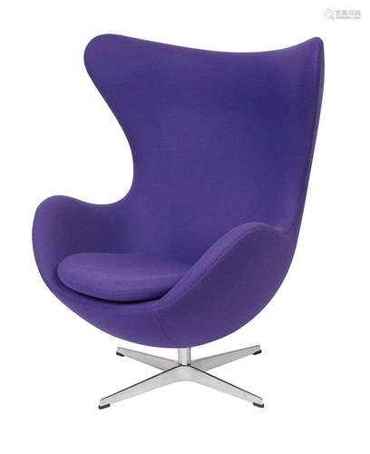 Arne JACOBSEN (1902-1971) Fauteuil dit « Egg chair » u Créat...