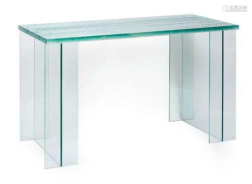 Philippe DANEY (1956) Bureau Fluide , 2010 Verre