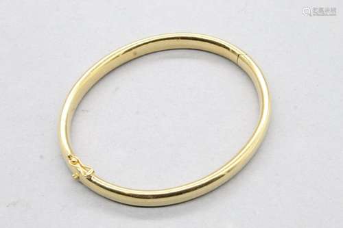 Bracelet jonc ouvrant en or jaune 18k (750)