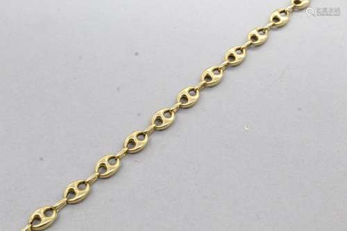 Bracelet en or jaune 18k (750) à maille marine