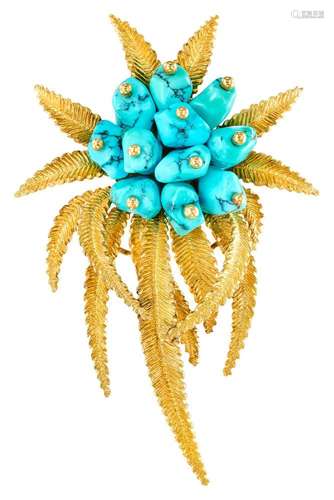 Broche florale