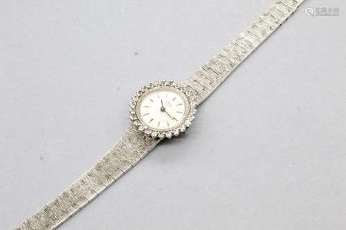 CIRO PARIS
Montre bracelet de dame en argent, boitier rond o...