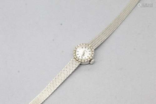 RELOR
Montre bracelet de dame en or gris 14k (585), lunette ...