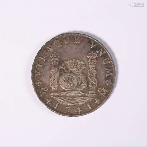 1741 Western silver coin