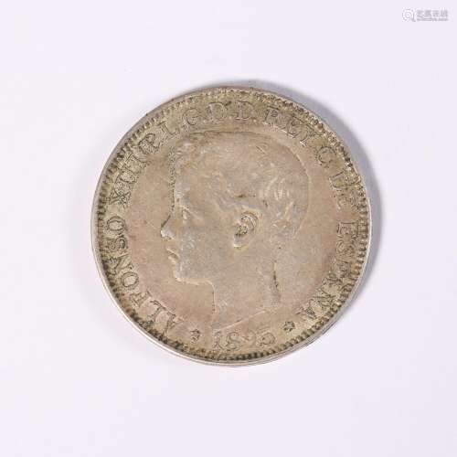 1895 Western silver coin