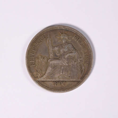 1890 Western silver coin