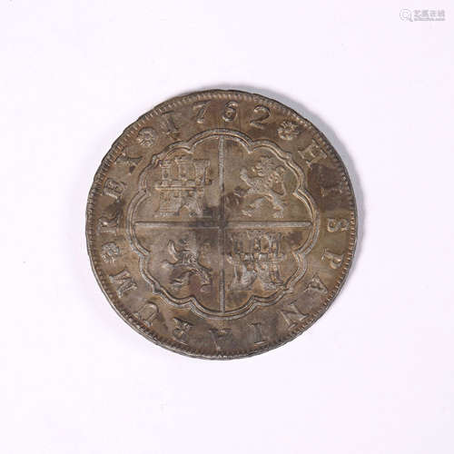 1762 Western Silver Coin