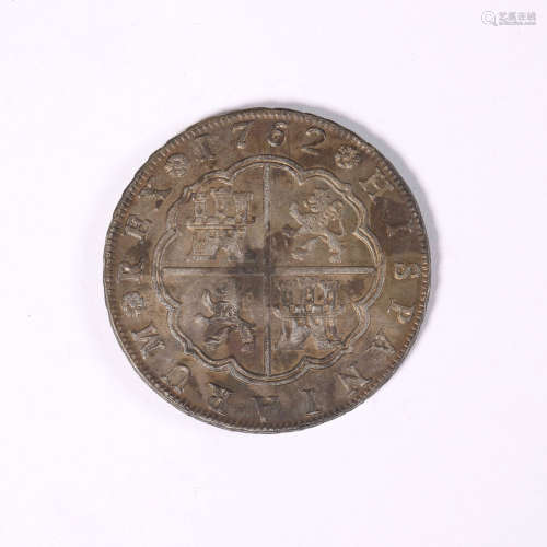 1762 Western Silver Coin