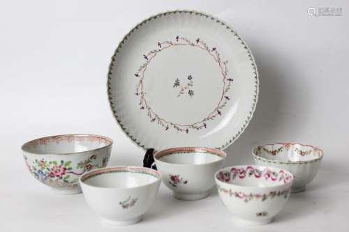 Group of 18th.C Export Chinese Porcelain Group