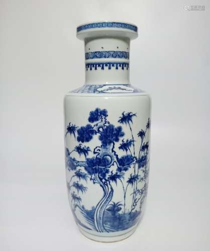 Chinese Blue and White Porcelain Vase