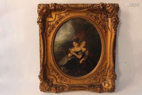 19th.C Framed Painting