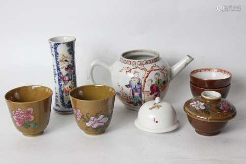 Group of 18th.C Export Chinese Porcelain Group