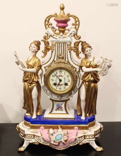 Meissen Clock. 1900-1920