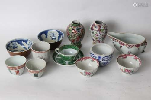 Group of 18th.C ExportChinese Porcelain Collection