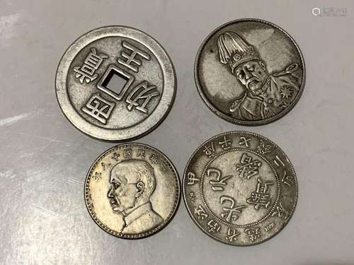 Four Chinese Coins