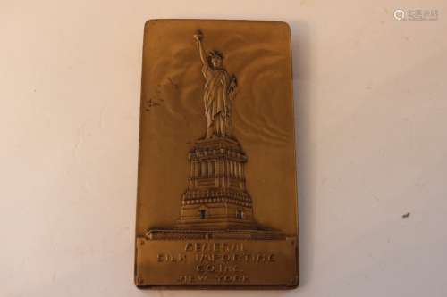 Statue of Liberty Gilt Bronze, 1930 American