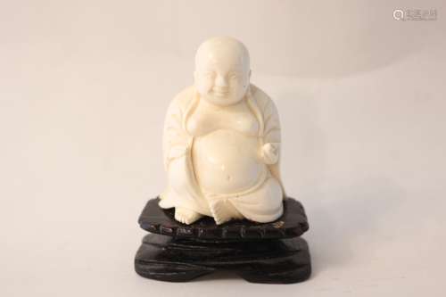 Chinese Bone Carved Buddha