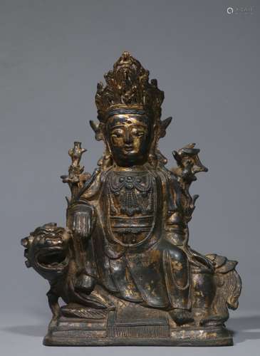 Chinese Gilt Bronze Buddha