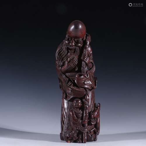 Chinese Bamboo Carved Figural