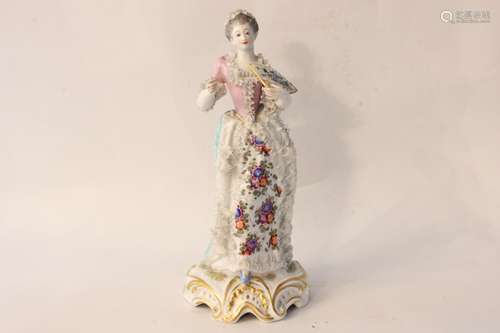 Meissen Sytle 19th.C Figurine