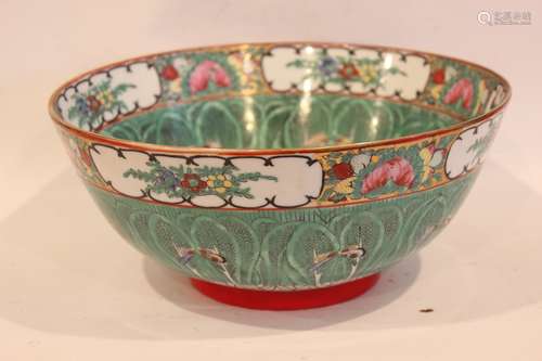 Chinese Famille Rose Porcelain Bowl,Mark