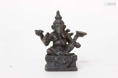 Asian Miniature Bronze Buddha