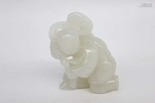 Chinese Jade Carved Boy