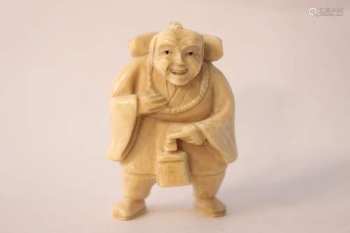 19th.C Japanese Bone Carved Netsuke