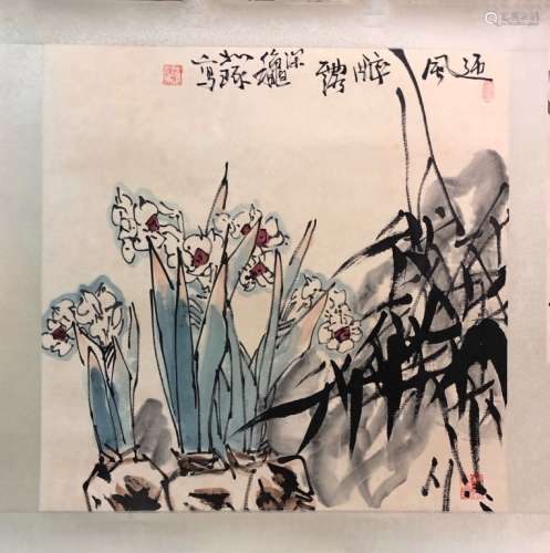 Chinese Ink Color Painting