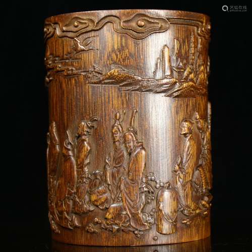 Chinese Bamboo Brushpot