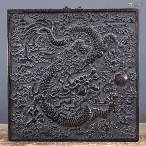 Chinese Wood Carved Panel