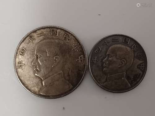 CHINESE OLD SILVER COINS