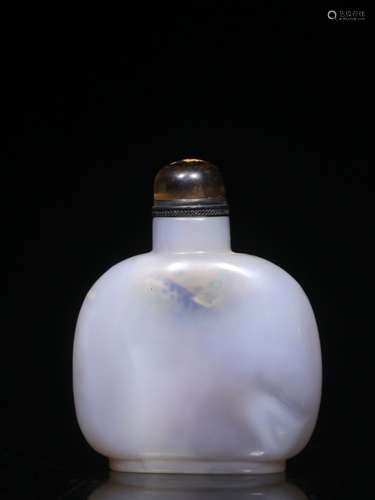 Chinese Agate Snuff Bottle