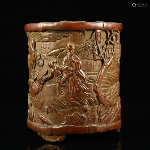 Chinese Bamboo Brushpot