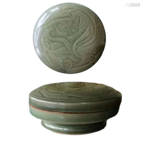 Chinese Glazed Porcelain Cover Box